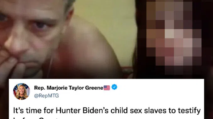 Unveiling the Truth: Marjorie Taylor Greene’s Subpoena of Hunter Biden’s Alleged Child Sex Victims