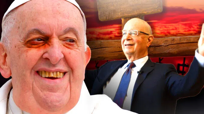 Pope Francis Declares Klaus Schwab Is ‘More Important’ Than Jesus Chris