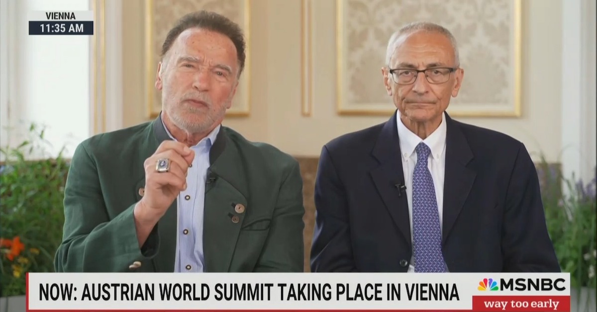 Arnold Schwarzenegger and John Podesta Join Forces to Tackle Climate Change