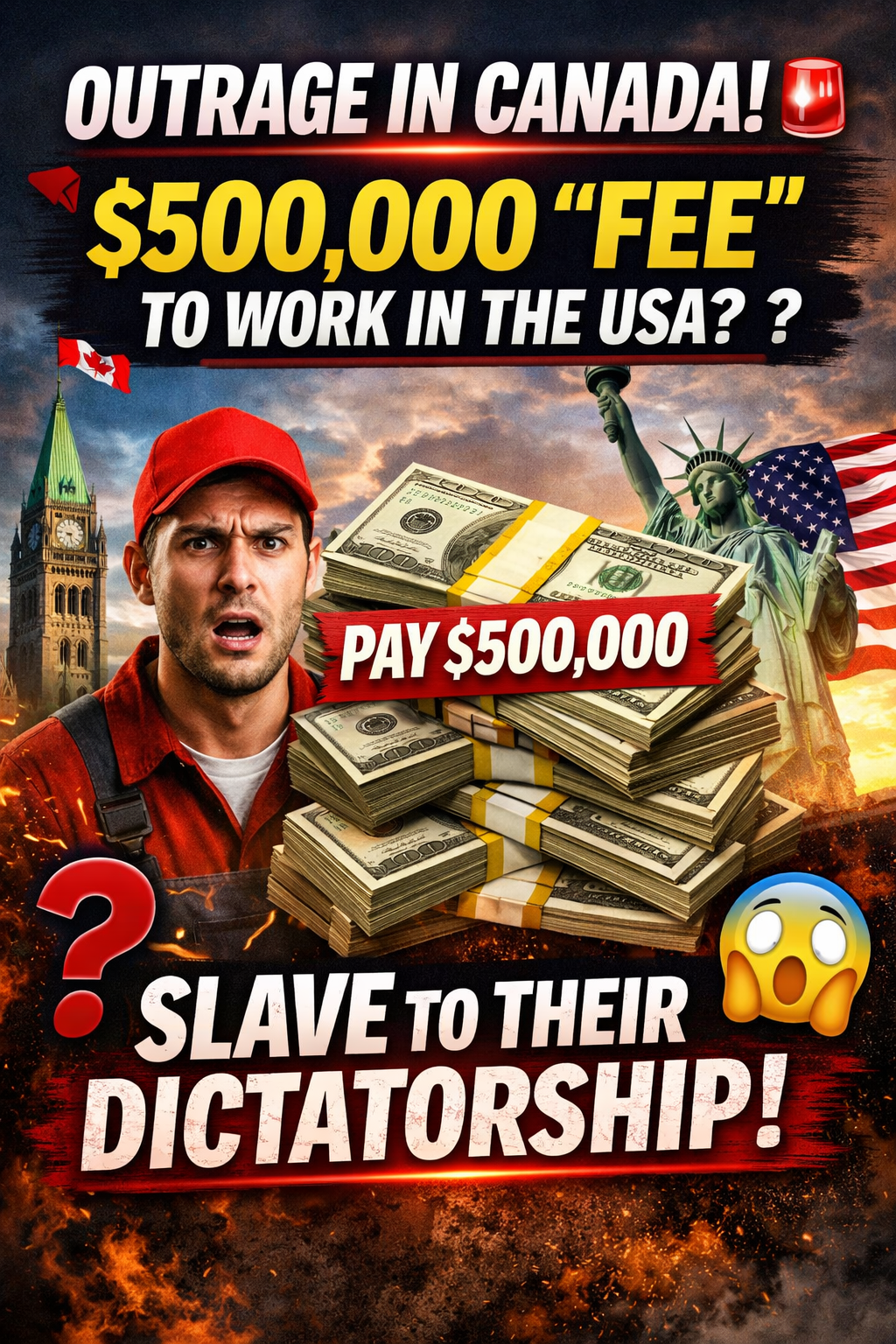 Canadian work visa cost for United States confusion surrounding cross-border employment policies and immigration perception gap