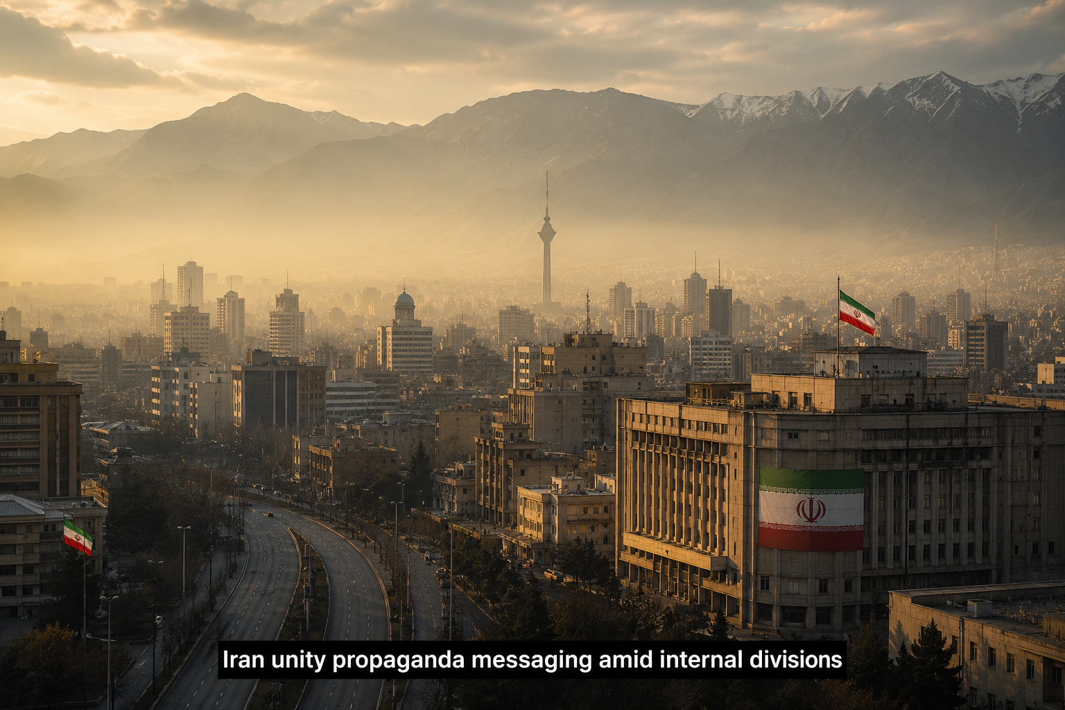 Iran unity propaganda messaging amid internal divisions