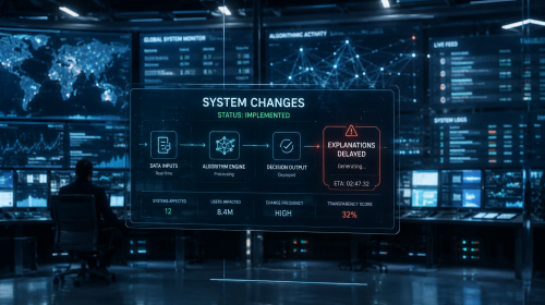 Trust and transparency in automated decision systems and rapid digital governance