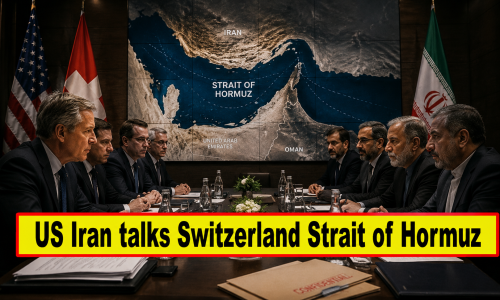 US Iran talks Switzerland Strait of Hormuz diplomatic negotiations over maritime security and global energy routes in Swiss setting