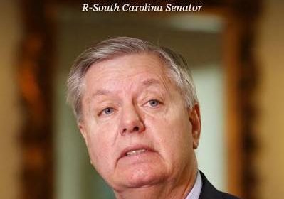 Lindsey Graham death 2026 - realistic editorial image of U.S. Senator Lindsey Graham at the Capitol with news-style text overlay