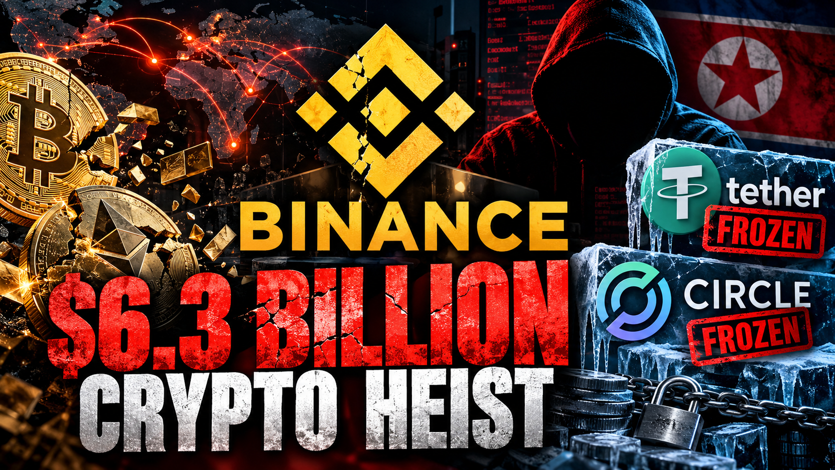 Binance cryptocurrency security breach involving $6.3 billion in digital assets