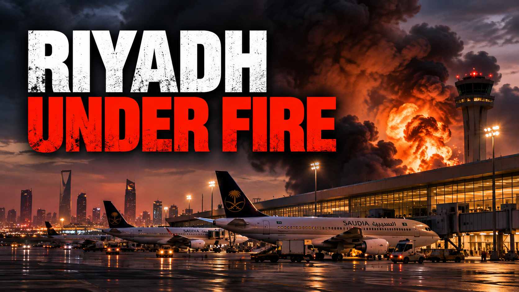 Riyadh airport blast and flight disruptions amid escalating Houthi attacks on Saudi Arabia